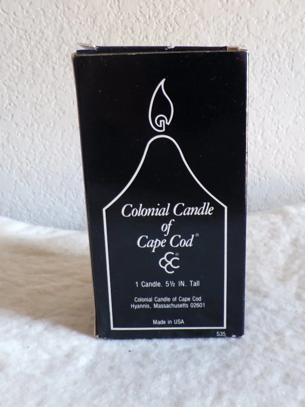 Colonial Candle of Cape Code Made in USA Ivory Vintage